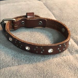 Cowhide leather bracelet